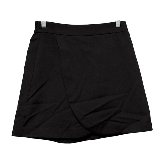 NWT New Nordstrom Vero Moda Dani Tulip High Rise Black Mini Skirt Size 4 - Picture 5 of 8